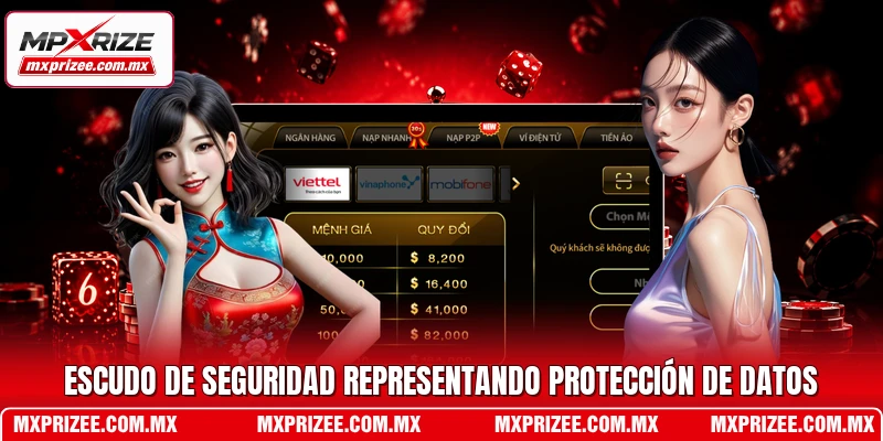 Escudo de seguridad representando protección de datos