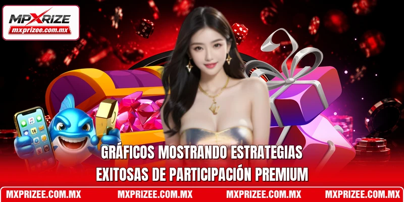Gráficos mostrando estrategias exitosas de participación premium