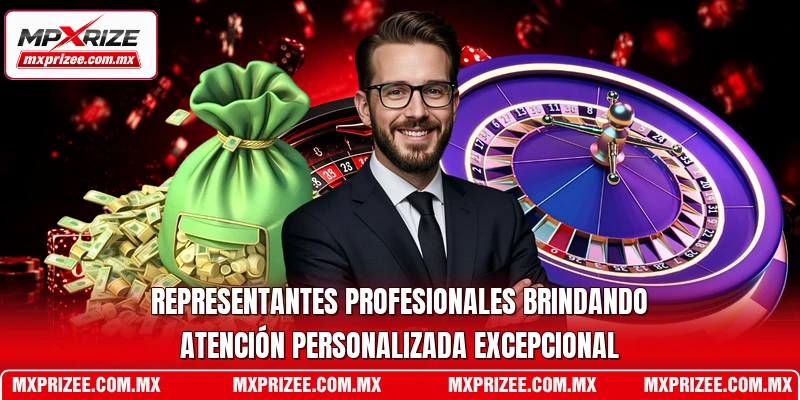 Representantes profesionales brindando atención personalizada excepcional