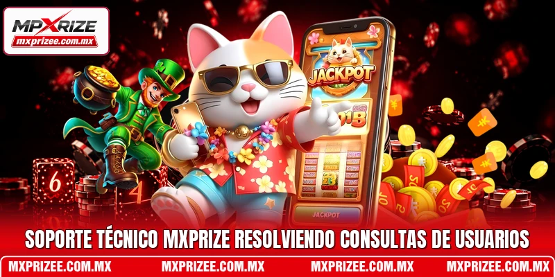 Soporte técnico MXPrize resolviendo consultas de usuarios