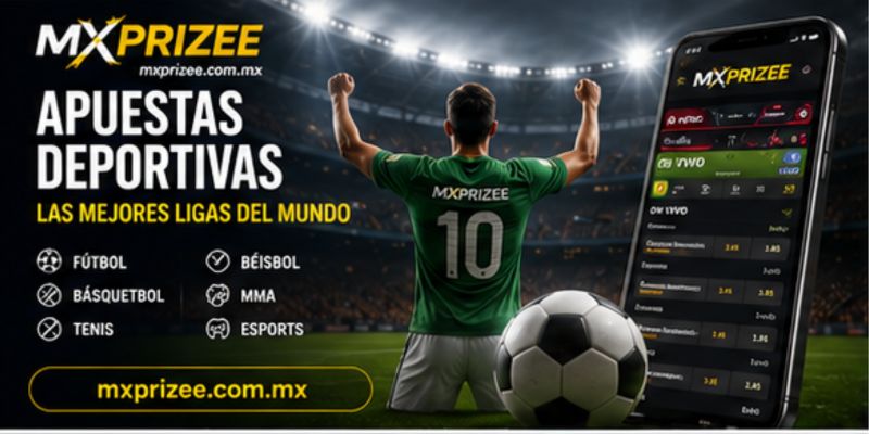 Apuestas deportivas en MXPrize para fútbol, béisbol, baloncesto, tenis y MMA